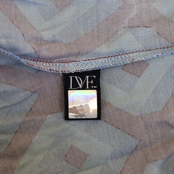 Diane Von Furstenberg Jeanne Silk Red & Blue Geometric Wrap Dress Size 6 Retro - Picture 9 of 12